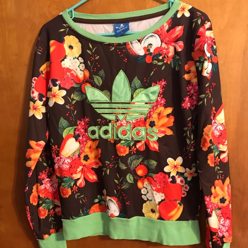 Adidas Floral Fruit Farm Set Track Suit